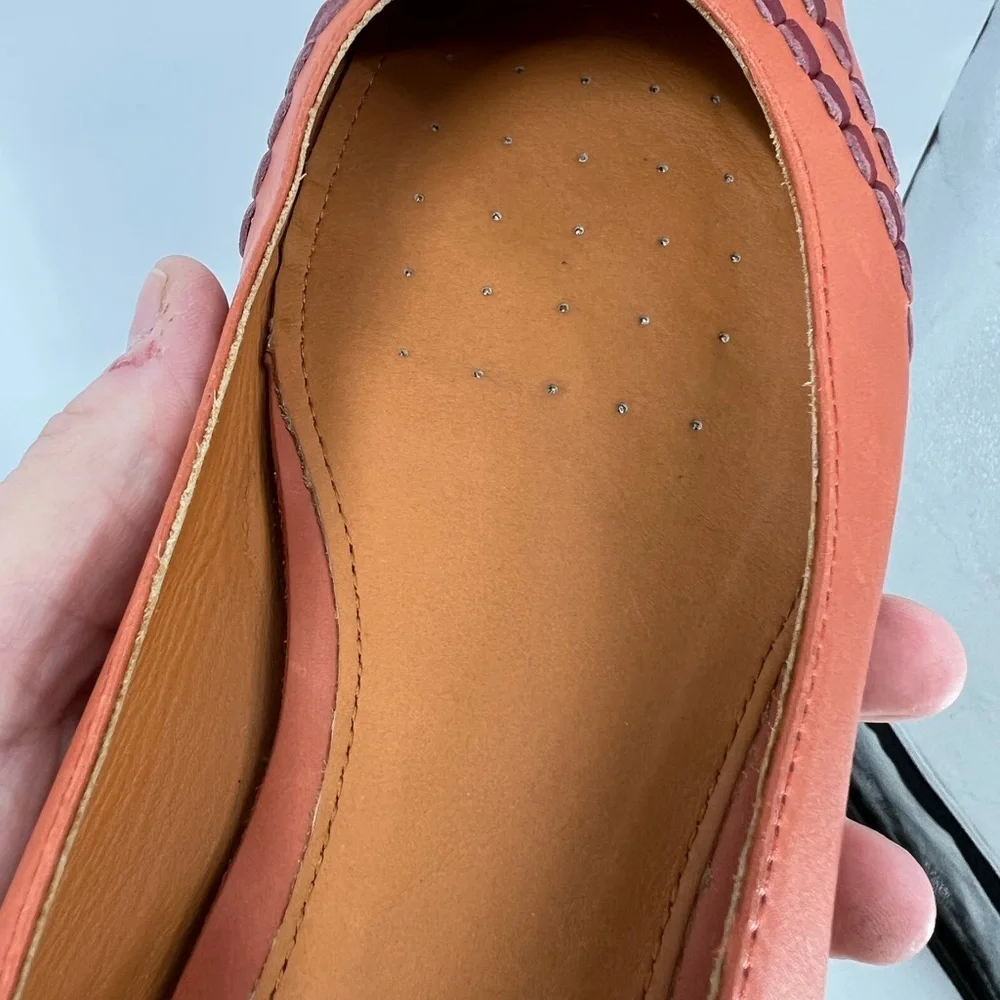 GEOX Respria leather flat 39.5/9.5